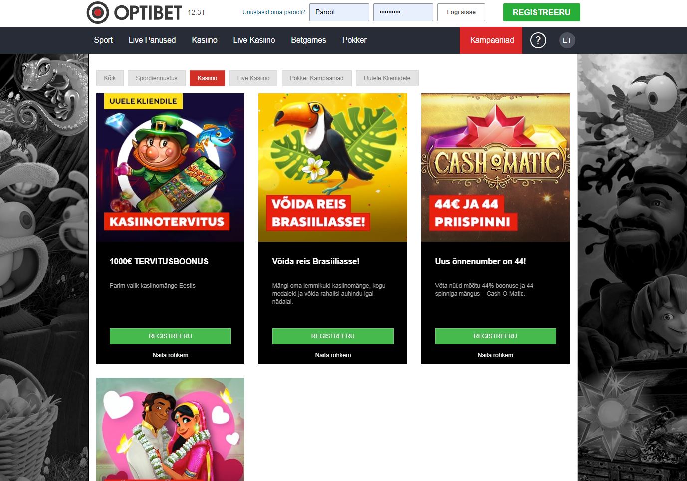 online kasiino